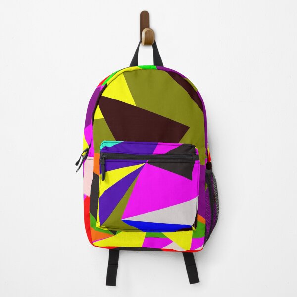 Item preview, Mystique Multi Color Fashionable Polygon Geometrical Shapes Black designed and sold by LargeShop.
