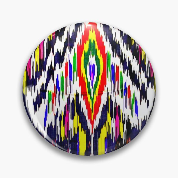 Artikelvorschau, Rainbow entwirft Ikat-Muster, usbekische Ikat-Designs entworfen und verkauft von LeFabriqueOuz.
