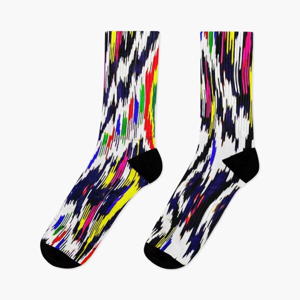 Artikelvorschau, Rainbow entwirft Ikat-Muster, usbekische Ikat-Designs entworfen und verkauft von LeFabriqueOuz.