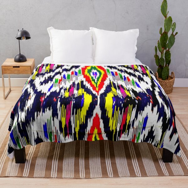Item preview, Rainbow designs ikat patterns, Uzbek Ikat designs designed and sold by LeFabriqueOuz.