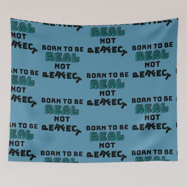 Item preview, Born to be real not perfect designed and sold by JAdotdotDesigns.