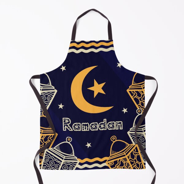 Item preview, Ramadan Mubarak Design With Golden Lantens, Moon and Stars designed and sold by StassyDraws.