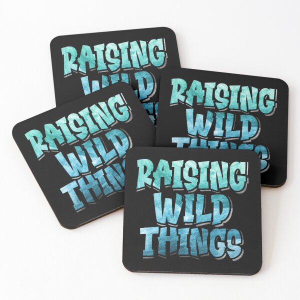 Item preview, Raising Wild Things, Funny Gift for Mom and Dad designed and sold by orangeblue21.
