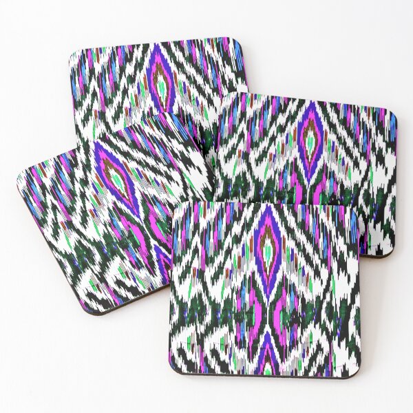 Aperçu de l'œuvre Arc-en-ciel conçoit des motifs ikat, des motifs ouzbeks Ikat créée et vendue par LeFabriqueOuz.