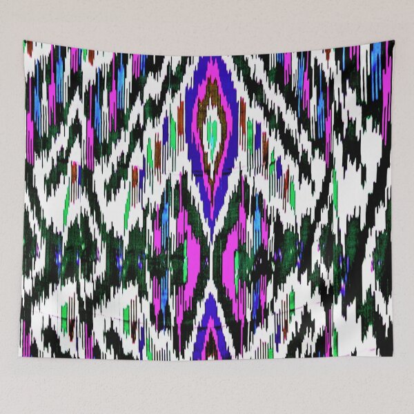 Item preview, Rainbow designs ikat patterns, Uzbek Ikat designs designed and sold by LeFabriqueOuz.