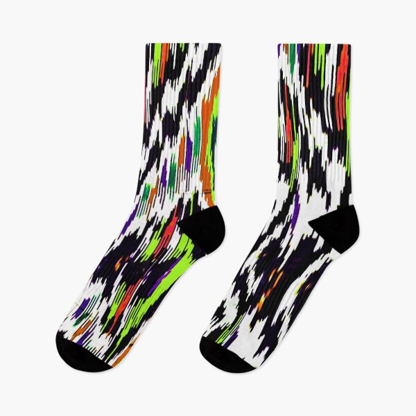 Artikelvorschau, Rainbow entwirft Ikat-Muster, usbekische Ikat-Designs entworfen und verkauft von LeFabriqueOuz.