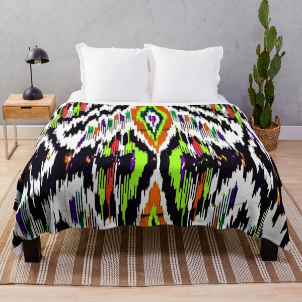 Item preview, Rainbow designs ikat patterns, Uzbek Ikat designs designed and sold by LeFabriqueOuz.