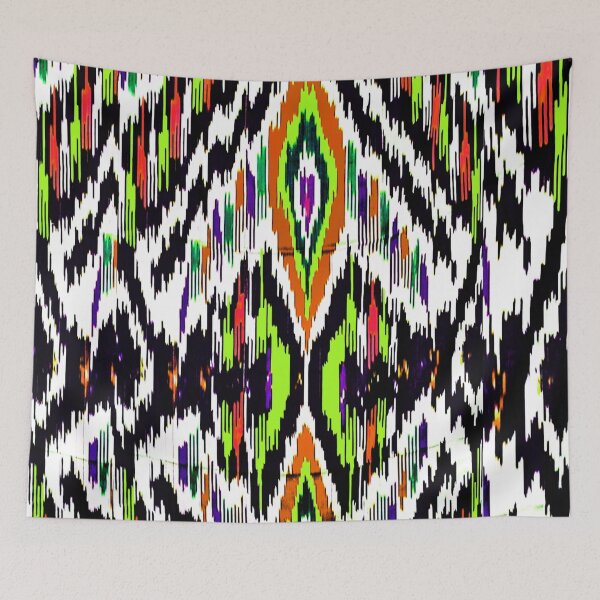 Item preview, Rainbow designs ikat patterns, Uzbek Ikat designs designed and sold by LeFabriqueOuz.