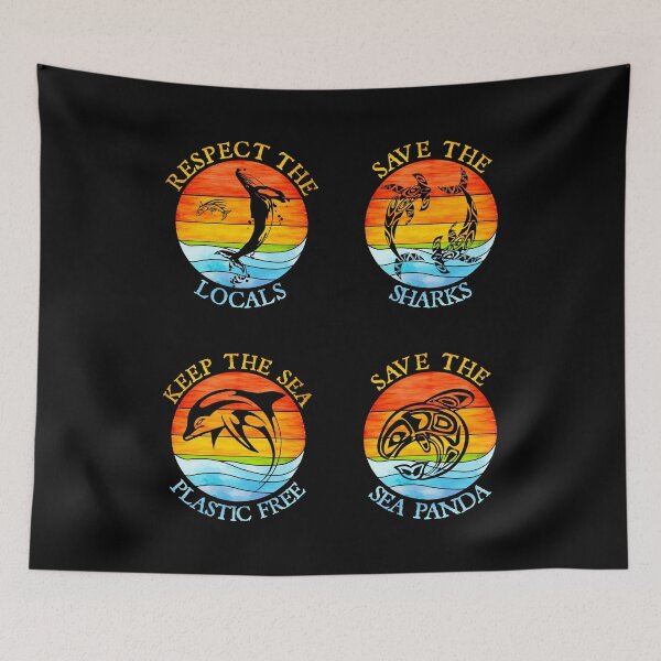 Item preview, Retro Vintage Sunset And Ocean Waves Earth Day Sticker Pack  designed and sold by ACC .