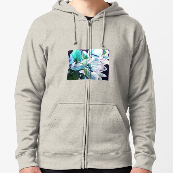 Cotyledon Orbiculata Zipped Hoodie