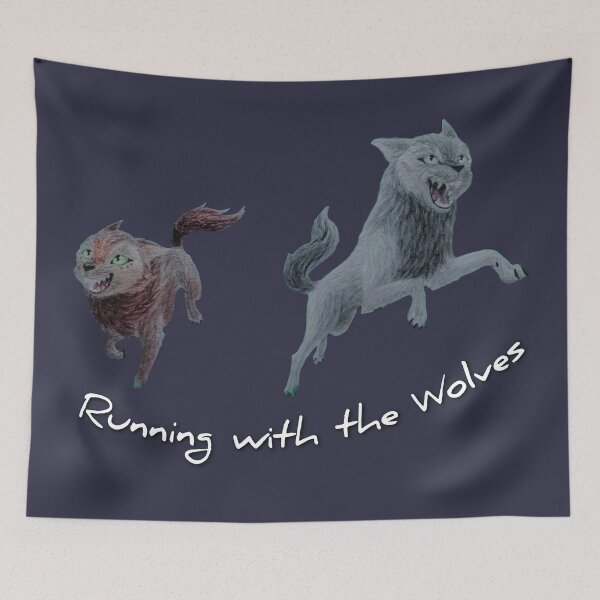 Item preview, Running with the Wolves - Wolfwalkers designed and sold by Lycoris ArtSpark.