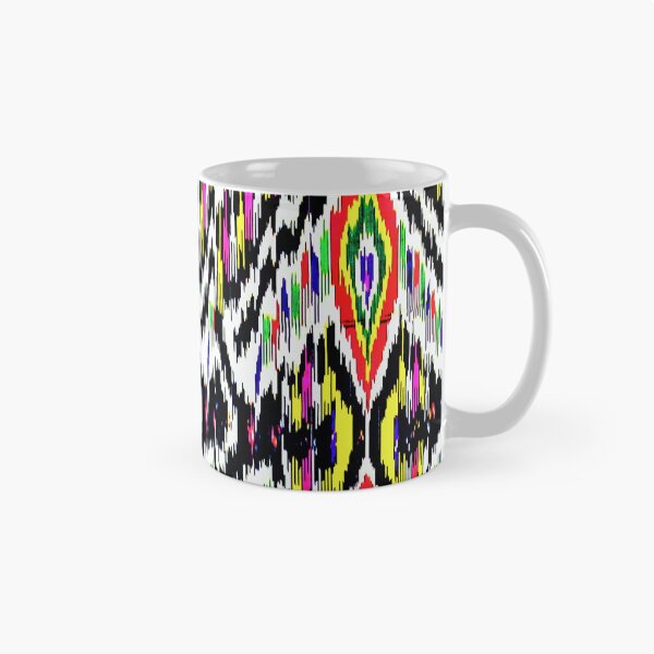 Aperçu de l'œuvre Arc-en-ciel conçoit des motifs ikat, des motifs ouzbeks Ikat créée et vendue par LeFabriqueOuz.