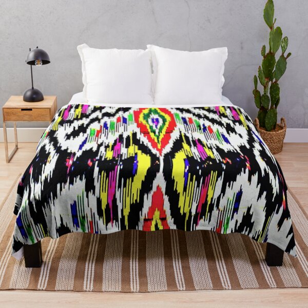 Item preview, Rainbow designs ikat patterns, Uzbek Ikat designs designed and sold by LeFabriqueOuz.