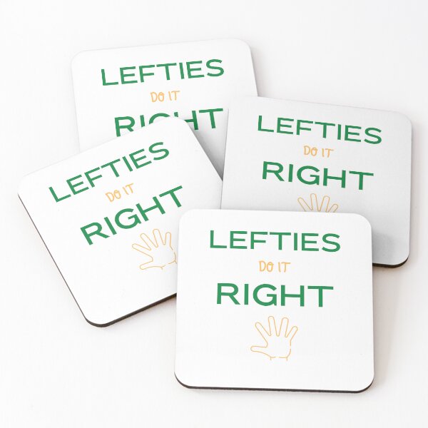 Item preview, Lefties Do It Right, Left Handers Day Gift with colorful psychedelic design. designed and sold by Lachkarstore.