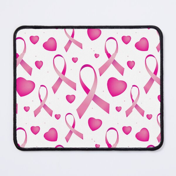 Item preview, Cancer Awareness Pink Ribbons & Hearts Pattern designed and sold by WearWolfDesigns.