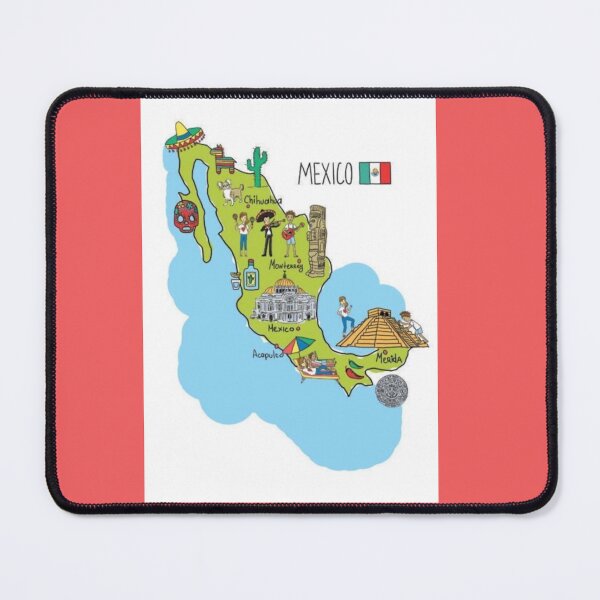 Item preview, Mexico republic map designed and sold by Keny13.