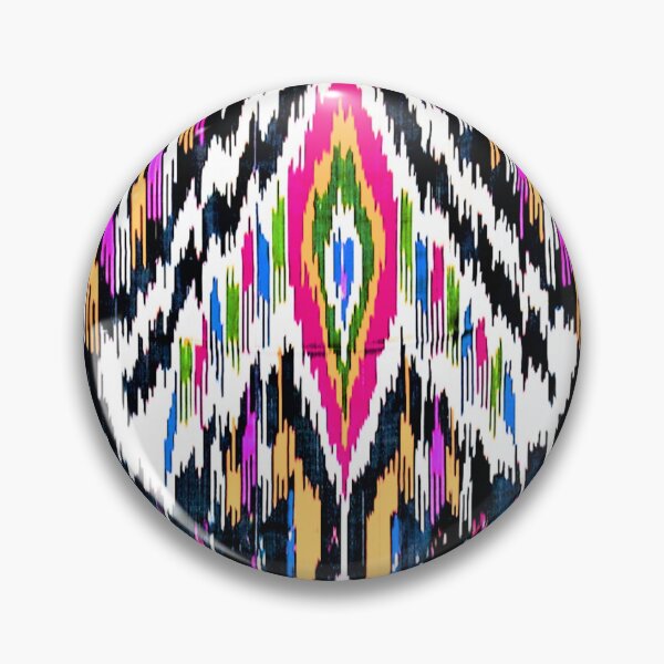 Artikelvorschau, Rainbow entwirft Ikat-Muster, usbekische Ikat-Designs entworfen und verkauft von LeFabriqueOuz.