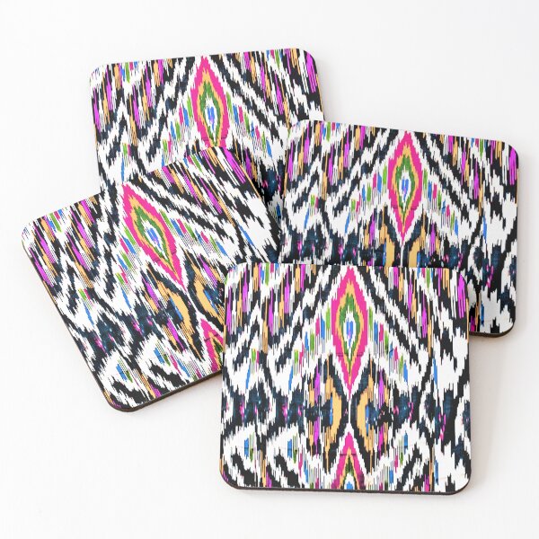 Aperçu de l'œuvre Arc-en-ciel conçoit des motifs ikat, des motifs ouzbeks Ikat créée et vendue par LeFabriqueOuz.