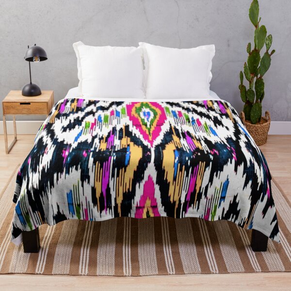 Item preview, Rainbow designs ikat patterns, Uzbek Ikat designs designed and sold by LeFabriqueOuz.