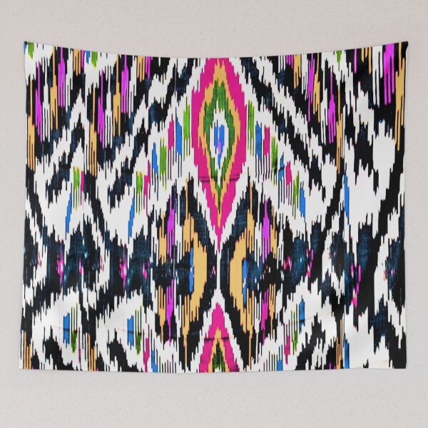 Item preview, Rainbow designs ikat patterns, Uzbek Ikat designs designed and sold by LeFabriqueOuz.