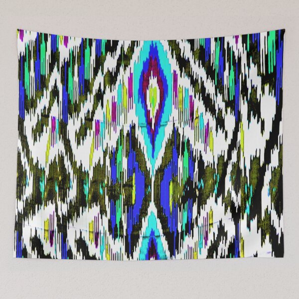 Item preview, Rainbow designs ikat patterns, Uzbek Ikat designs designed and sold by LeFabriqueOuz.