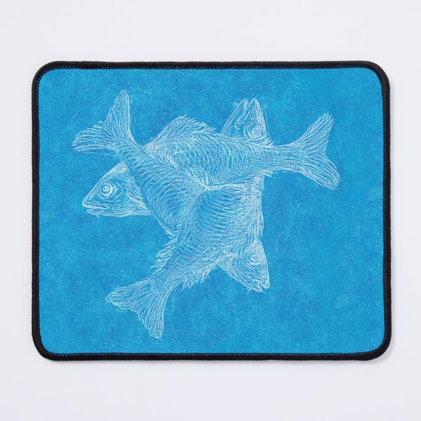 Item preview, fish blue designed and sold by Photorebelle.