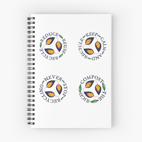 Item preview, Reduce, Reuse, Recycle, Compost, Earth Day Sticker Pack  designed and sold by ACC .