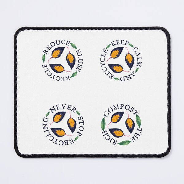 Item preview, Reduce, Reuse, Recycle, Compost, Earth Day Sticker Pack  designed and sold by ACC .