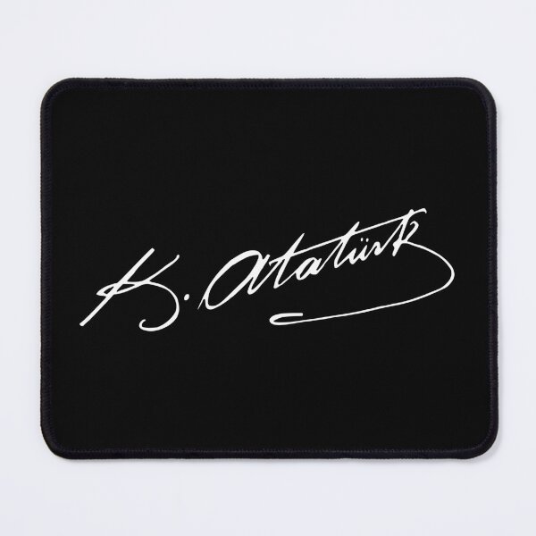 Item preview, Mustafa Kemal Atatürk signature black designed and sold by emeksedesign.
