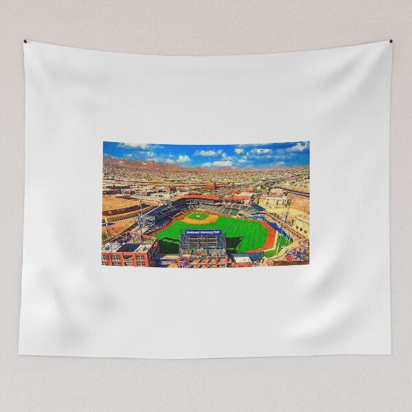 Item preview, Southwest University Park in El Paso, Texas - digital painting designed and sold by NickoPrints.