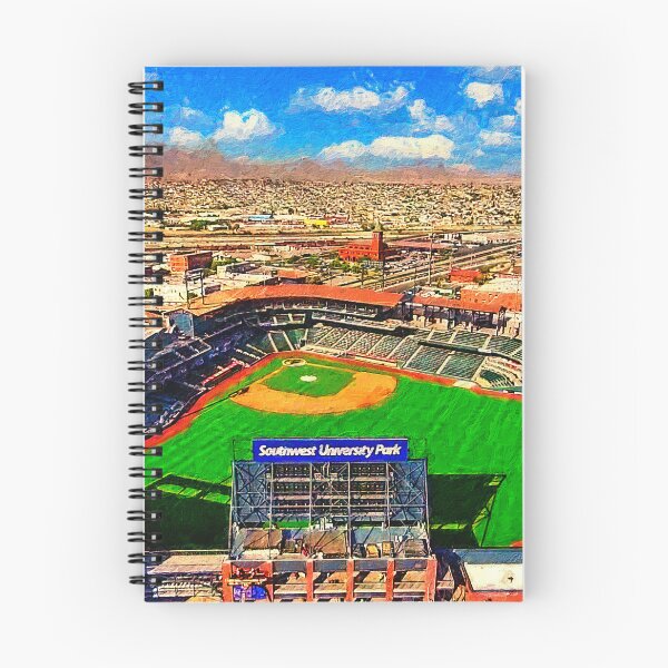 Item preview, Southwest University Park in El Paso, Texas - digital painting designed and sold by NickoPrints.