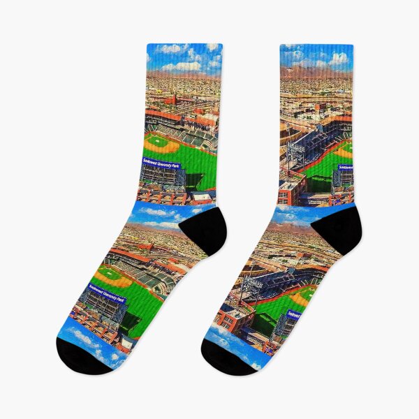 Item preview, Southwest University Park in El Paso, Texas - digital painting designed and sold by NickoPrints.