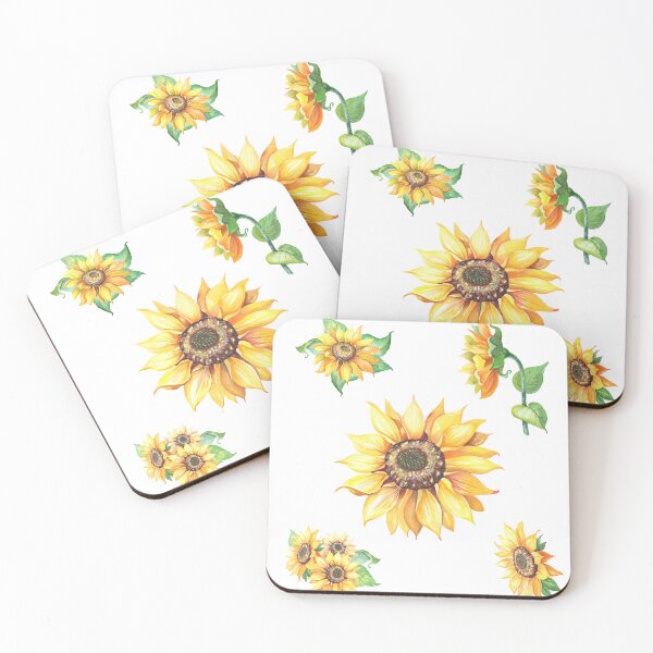 Item preview, Yellow Sunflower Summer designed and sold by King of Colored Stickers.
