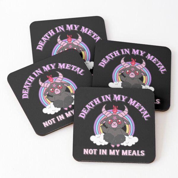 Item preview, Death In My Metal Not In My Meals - Vegan Metalhead designed and sold by SwordsAndCharms.