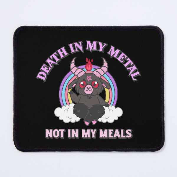Item preview, Death In My Metal Not In My Meals - Vegan Metalhead designed and sold by SwordsAndCharms.