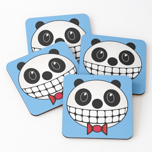 Item preview, Smiley Face Panda with Red Bow Tie designed and sold by RawSunArt.
