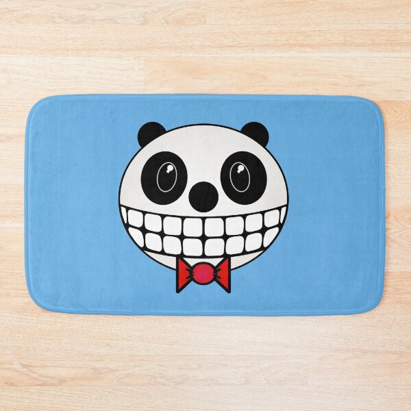 Item preview, Smiley Face Panda with Red Bow Tie designed and sold by RawSunArt.