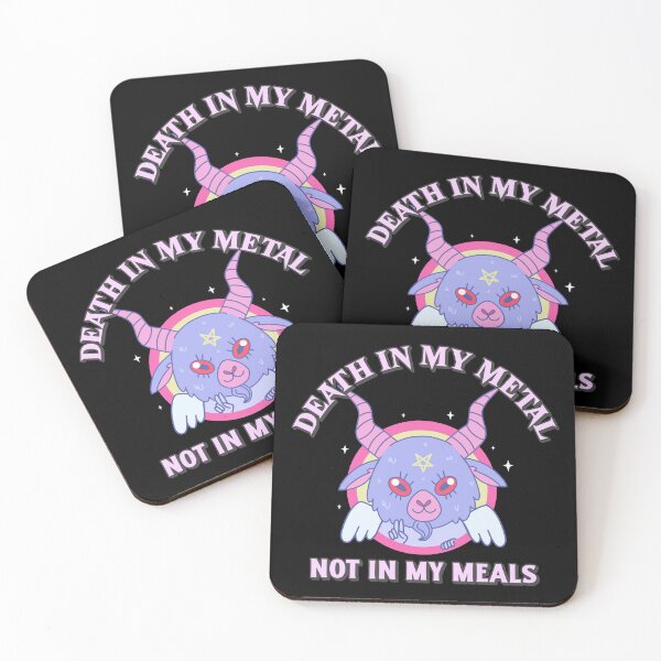 Item preview, Death In My Metal Not In My Meals - Vegan Metalhead designed and sold by SwordsAndCharms.