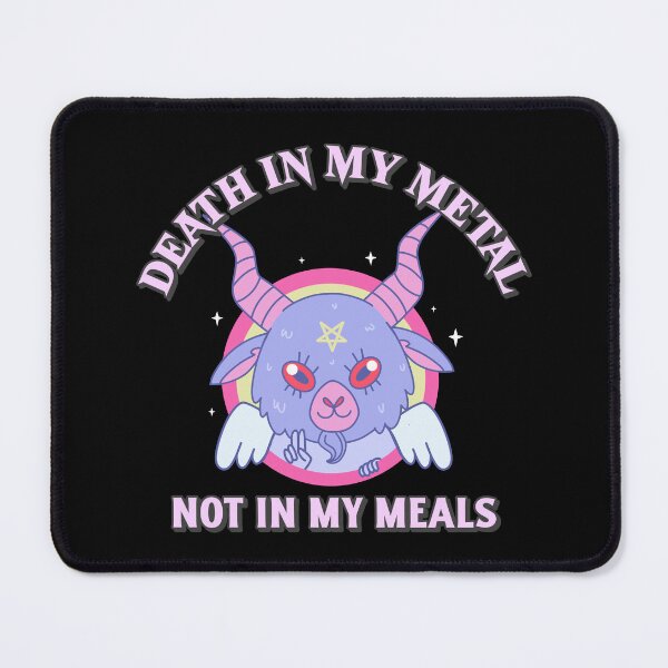 Item preview, Death In My Metal Not In My Meals - Vegan Metalhead designed and sold by SwordsAndCharms.