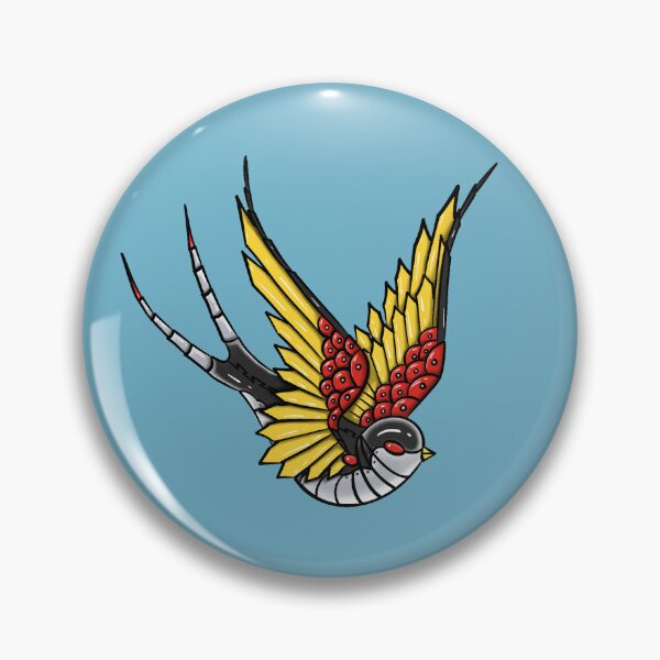 Item preview, Robot Swallow Tattoo designed and sold by GregBerman.