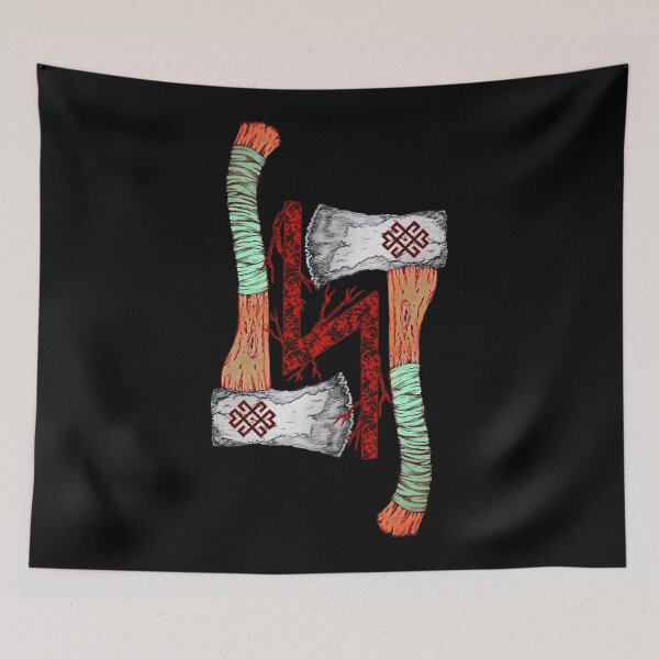 Item preview, Sigel Rune and Axes  designed and sold by Faust-ART.