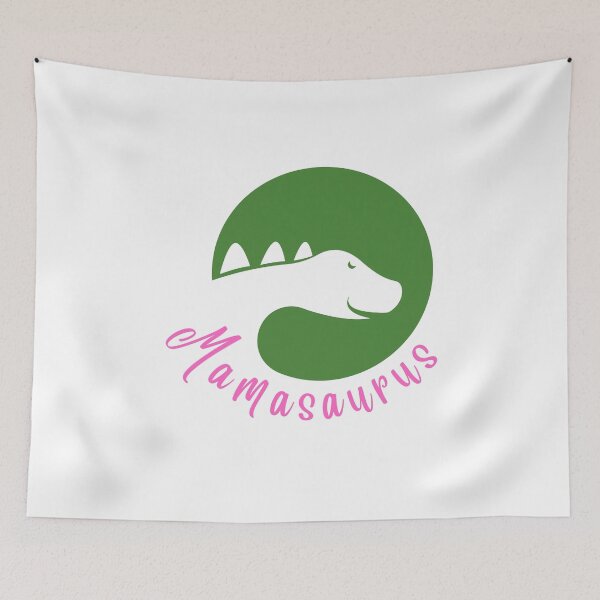 Item preview,  Vintage Mamasaurus Bold Typography with dino illustration  designed and sold by X-Trends.