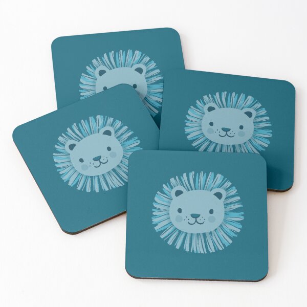 Item preview, Blue Friendly Lion designed and sold by marthaseahorse.