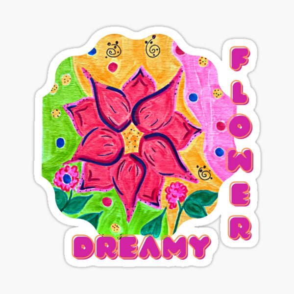 Dreamy Flower Sticker