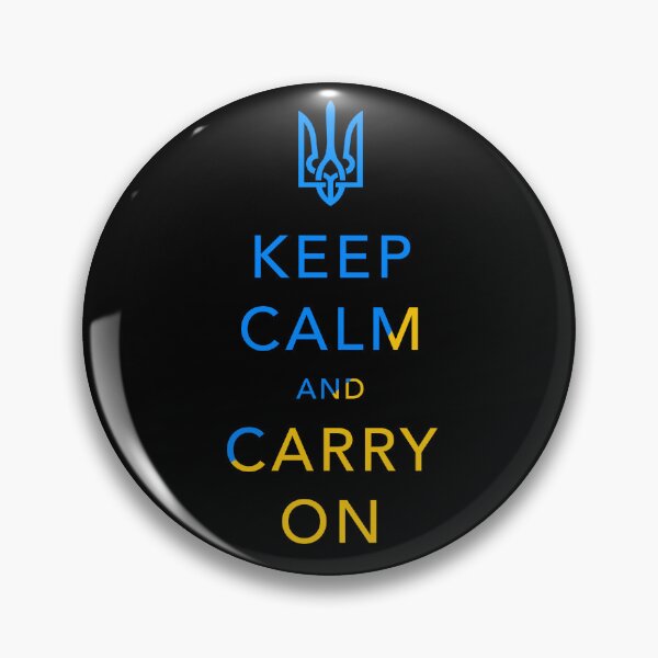 Item preview, Keep calm and carry on. Volunteer Ukraine. designed and sold by BeRudeShop.