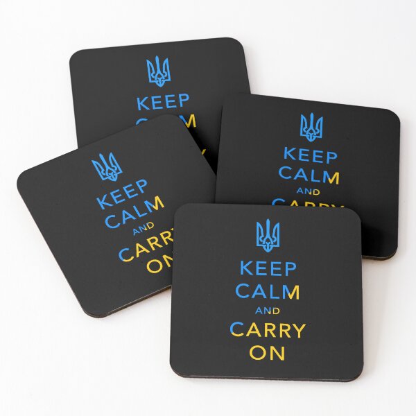 Item preview, Keep calm and carry on. Volunteer Ukraine. designed and sold by BeRudeShop.