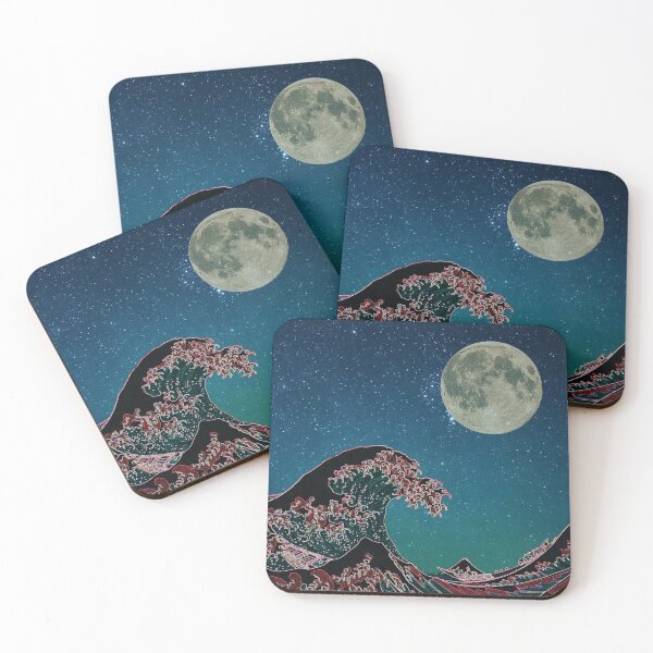 Item preview, The great wave under a starry sky designed and sold by Persephone & Co..