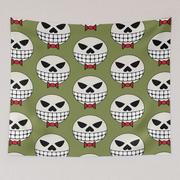 Item preview, Grinning Skull Caricature with Red Bow Tie designed and sold by RawSunArt.