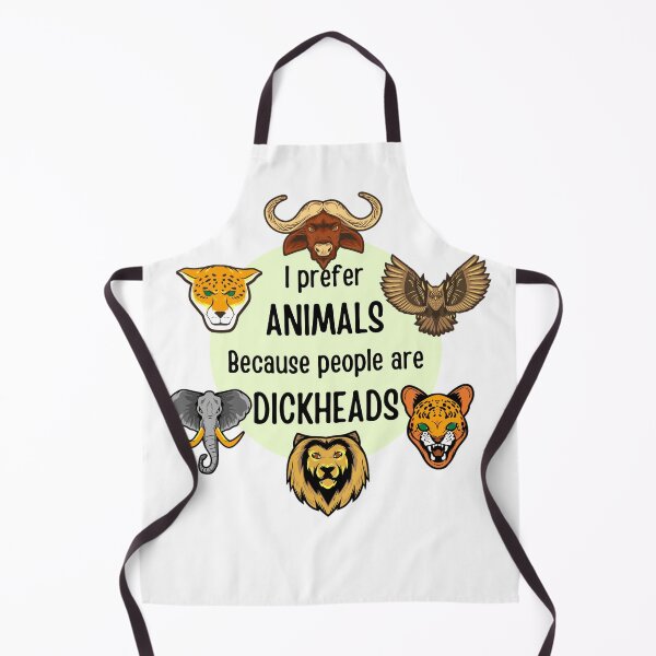 Item preview, I prefer animals because people are dickheads  designed and sold by LukjanovArt.