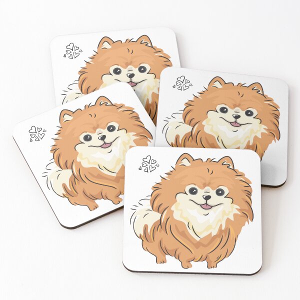 Item preview, Adore Pomeranians designed and sold by King of Colored Stickers.